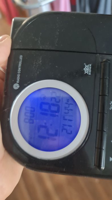 Zegarek podświetlany  z radiem controled