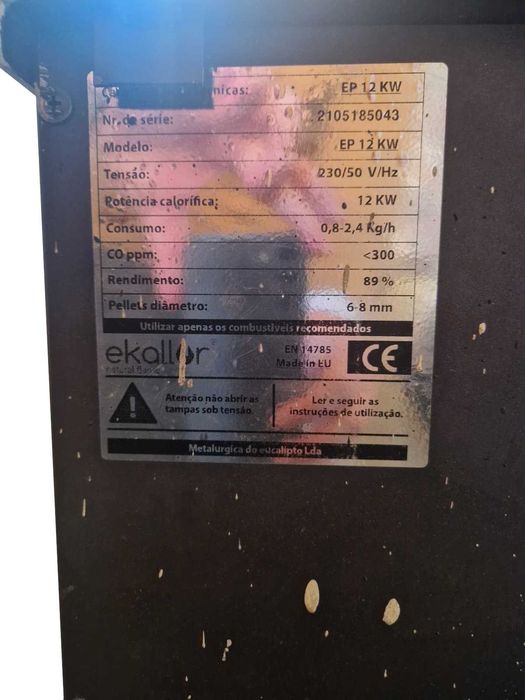 Salamandra a Pellets EP 12 KW - Ekallor (Usada)