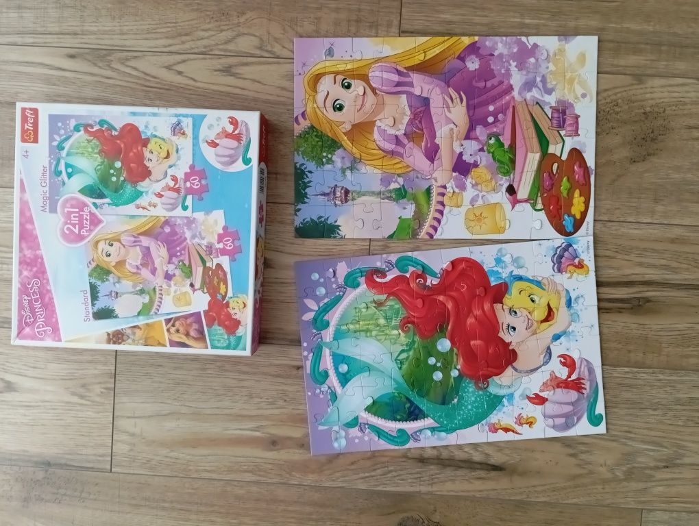 Puzzle Arielka 2 x 60 elementów