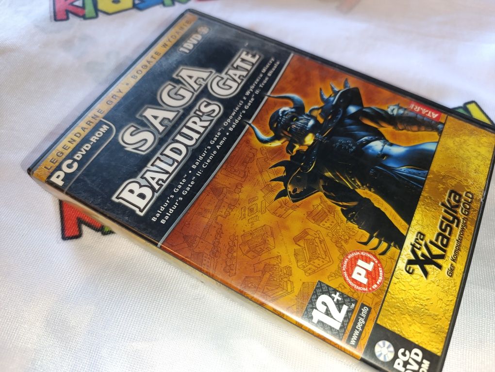 Saga Baldur's Gate PL PC po polsku stan bardzo dobry