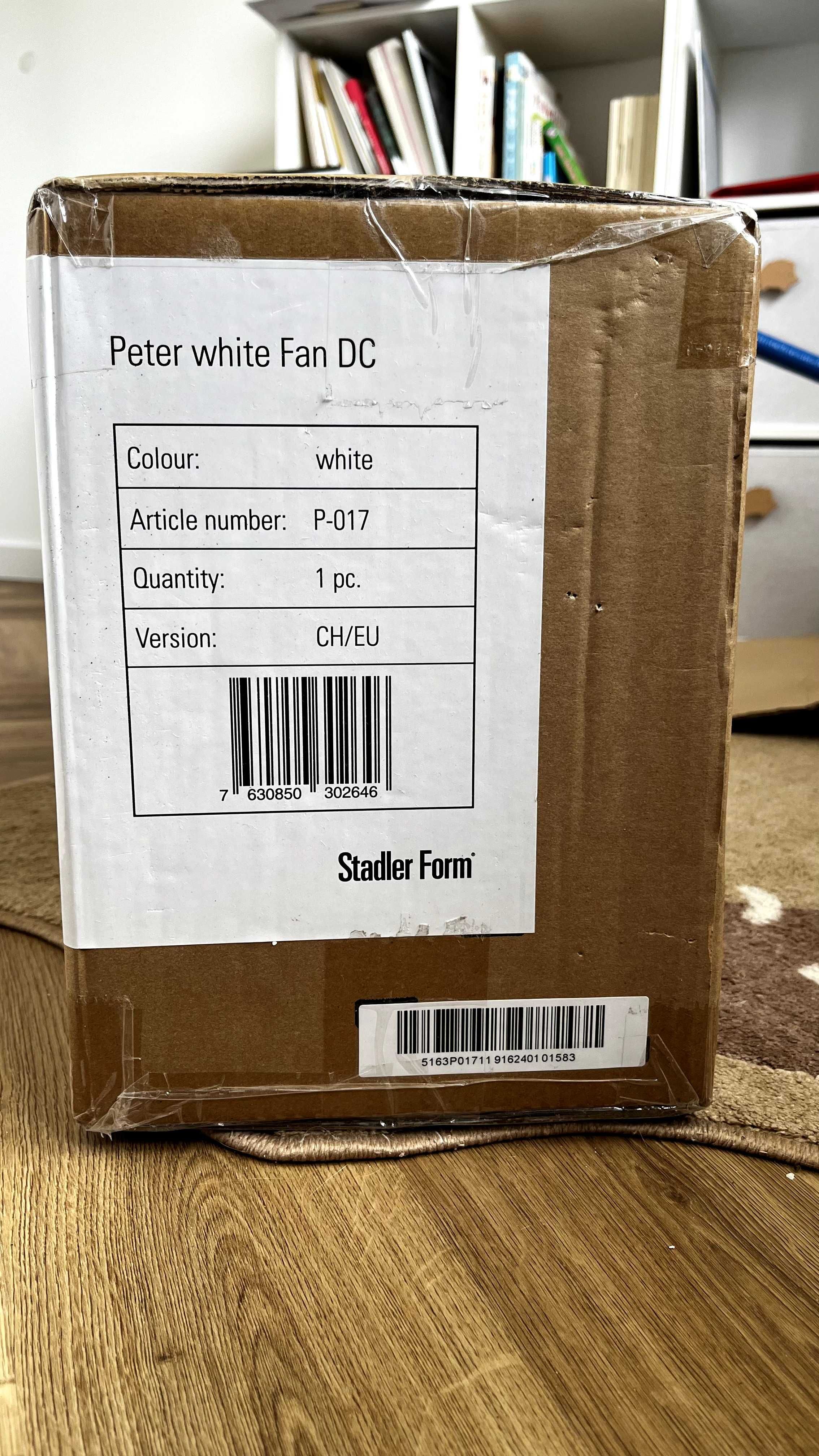 Wentylator STADLER FORM Peter Biały nowy