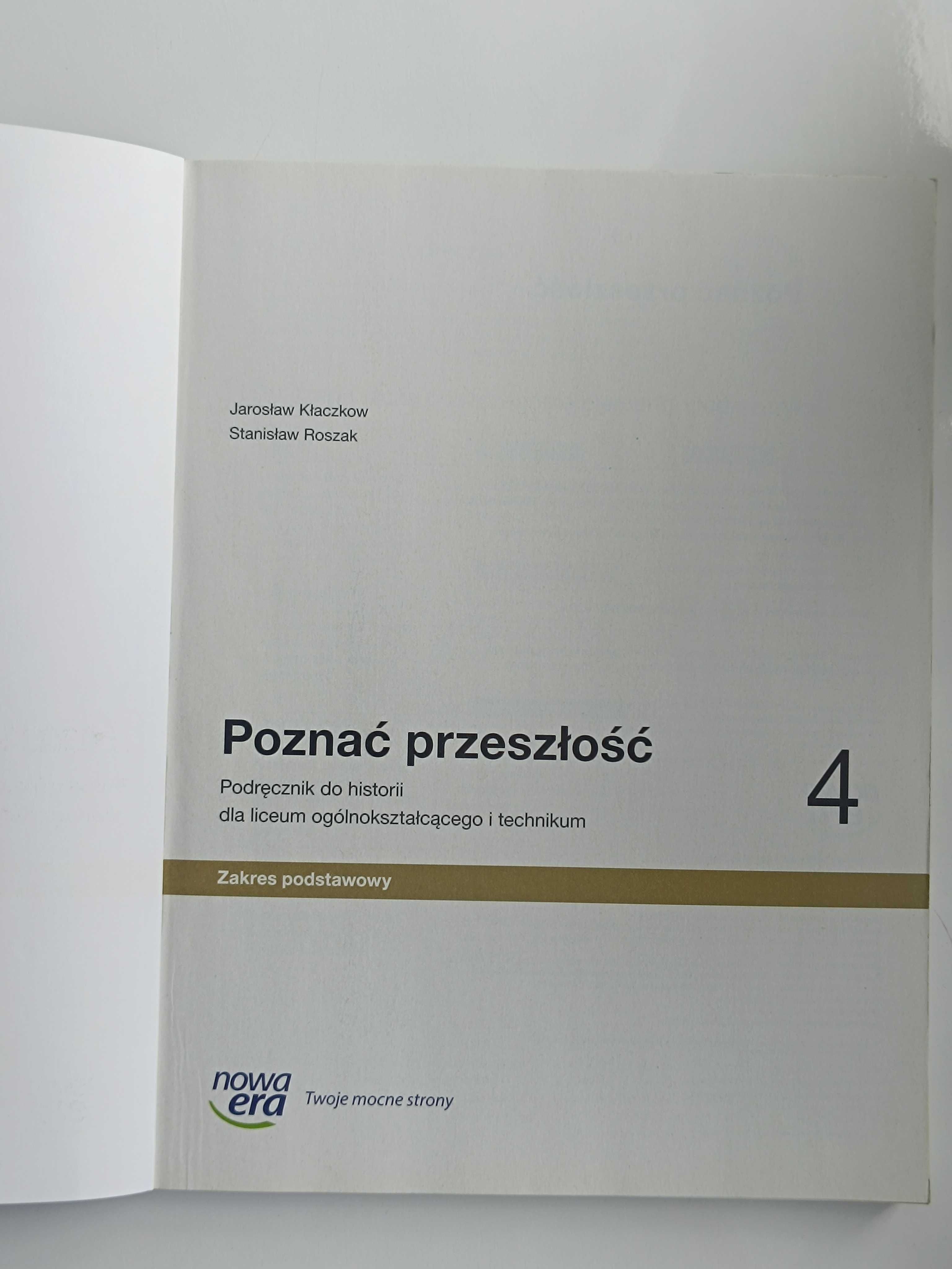 Podręcznik Poznać przeszłość 4 zakres podstawowy liceum i technikum