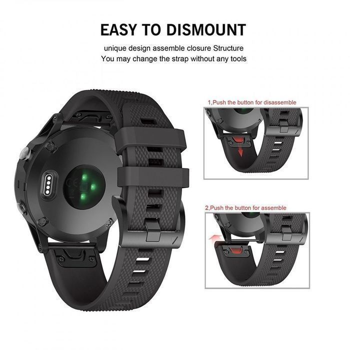 Tech-Protect Smooth Garmin Fenix 5 / 6 / 6 Pro / 7 Army Green