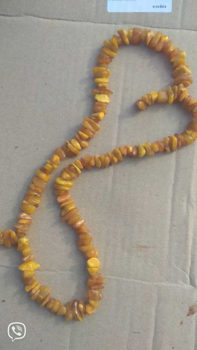Коралове янтарне намисто