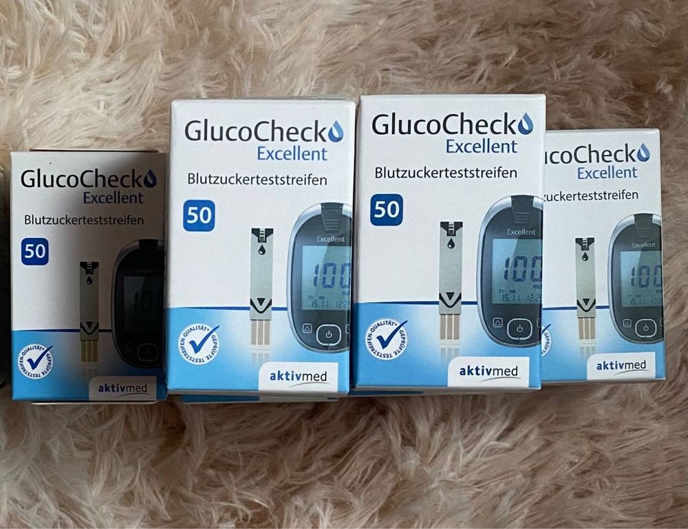 Тест полоски и ланцеты к глюкометру GlucoCheck Excellent , иглы