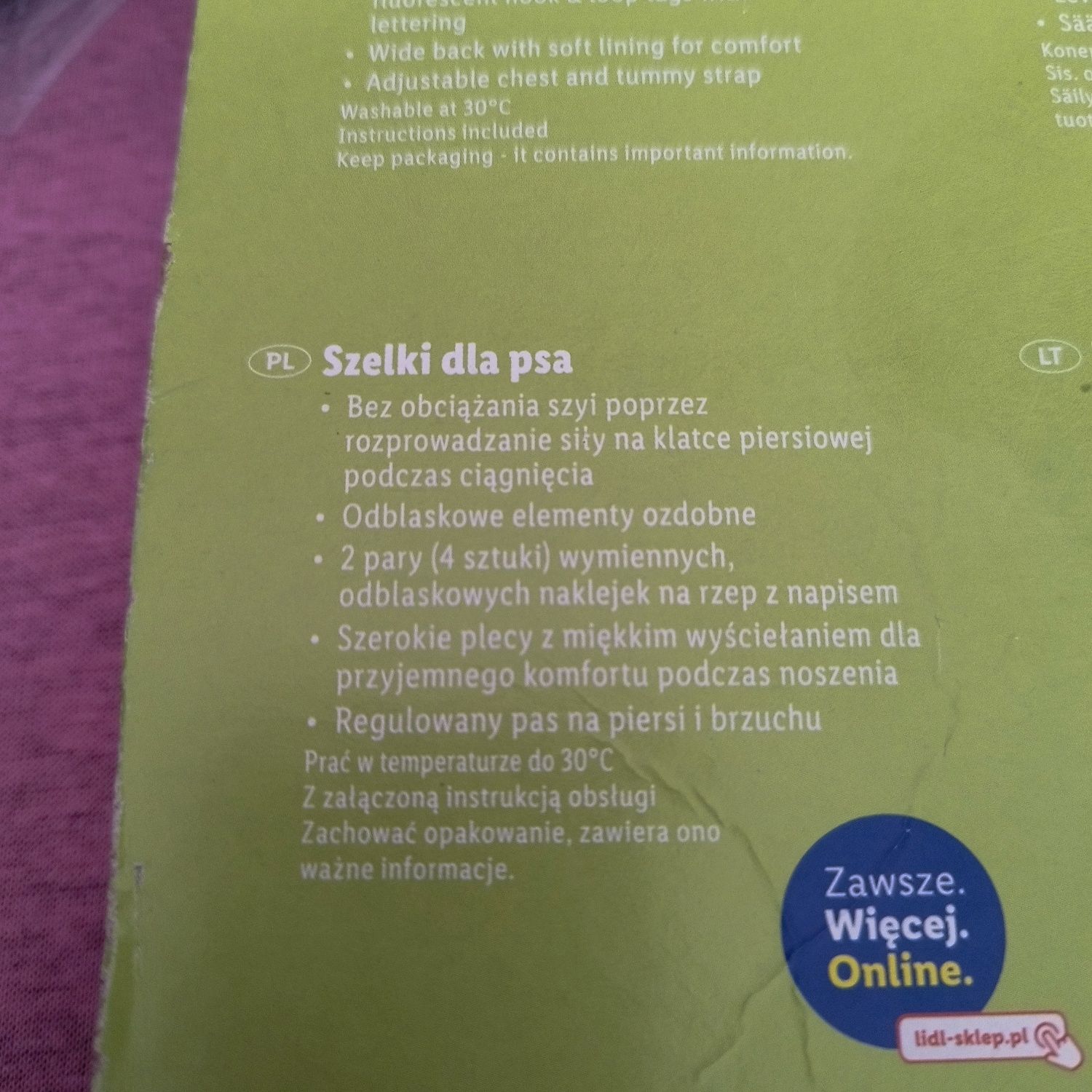 Szelki dla psa  dużego