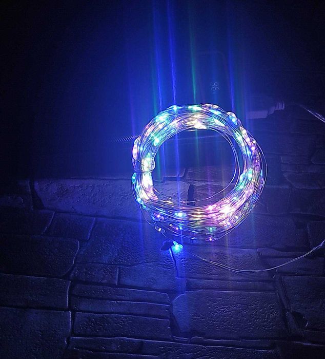 Новорічна гірлянда Роса 20 метрів / ЮСБ / USB