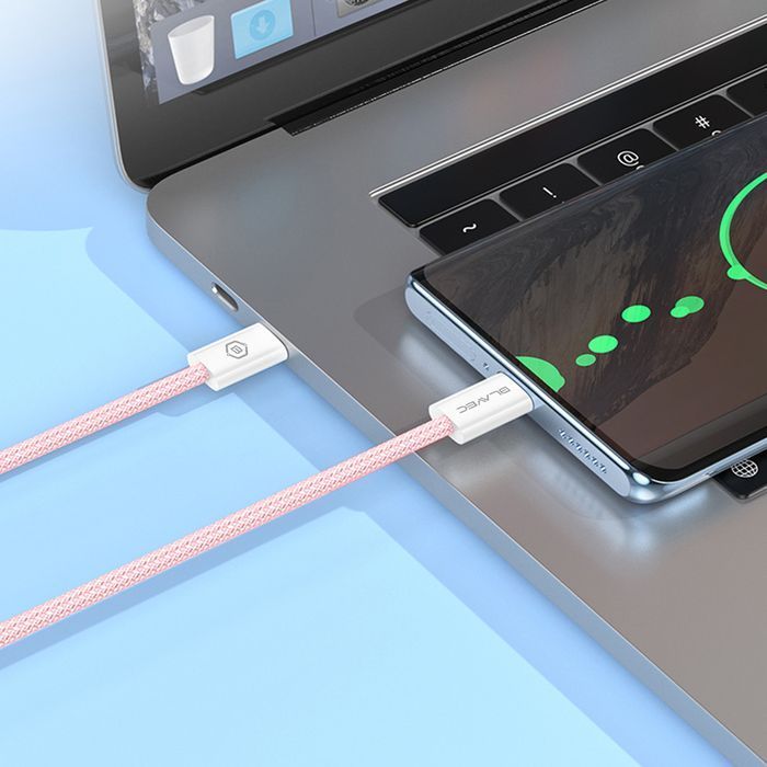 Blavec Kabel Candy Typ C Typ C PD 60W 3A 3m (CCA-CC3P30) różowy