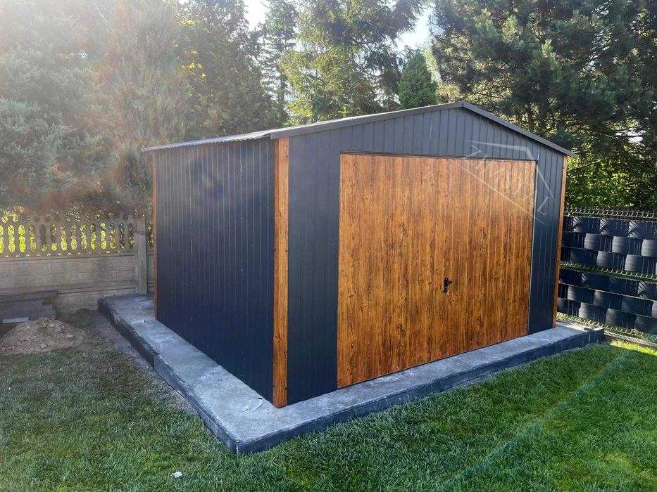 Garaże Dowolny Wymiar Garaż blaszany Blaszane 3x5 4x5 4x6 6x5 6x6 7x6