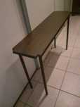 Konsola drewniana 120cm na metalowych nogach loft industrialna