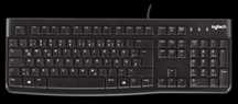 Клавиатура проводная Logitech K120 USB UKR OEM (920-002643)