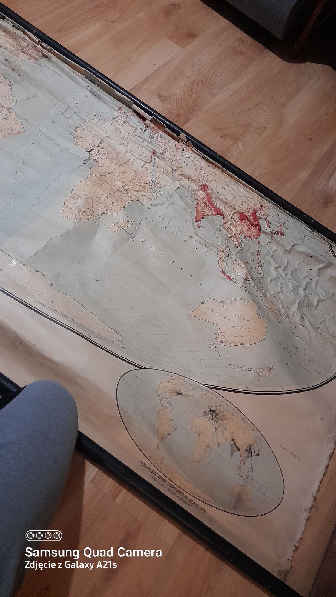 Stara mapa świat