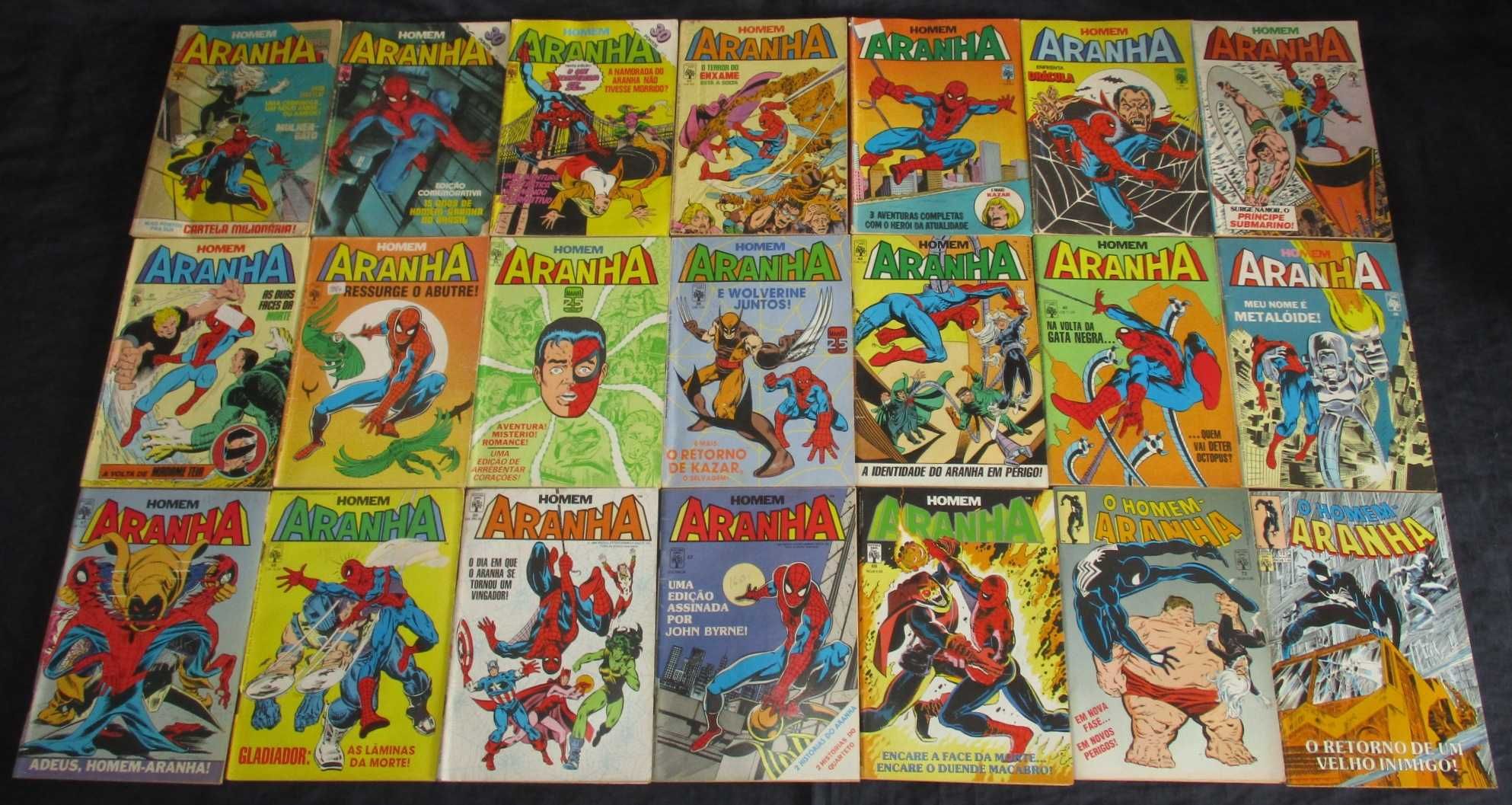 Livros BD Homem Aranha Marvel Abril 1984 BR