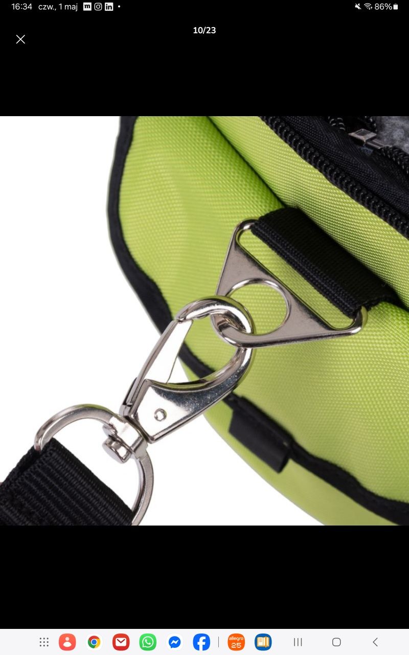 Torba transporter SANDY dla kota lub małego psa