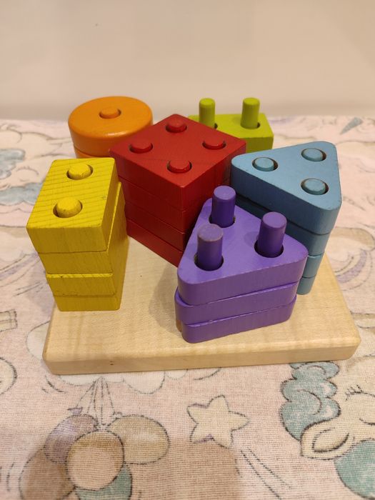 Портер из дерева, развивающая игра для детей до 3 лет