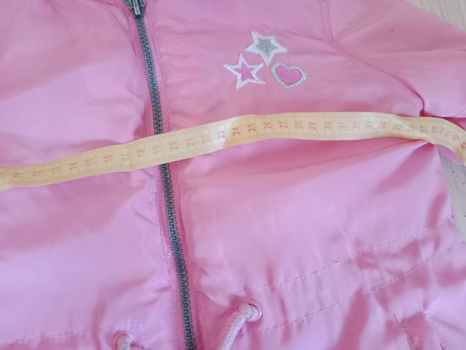Kurtka zimowa różowa 122