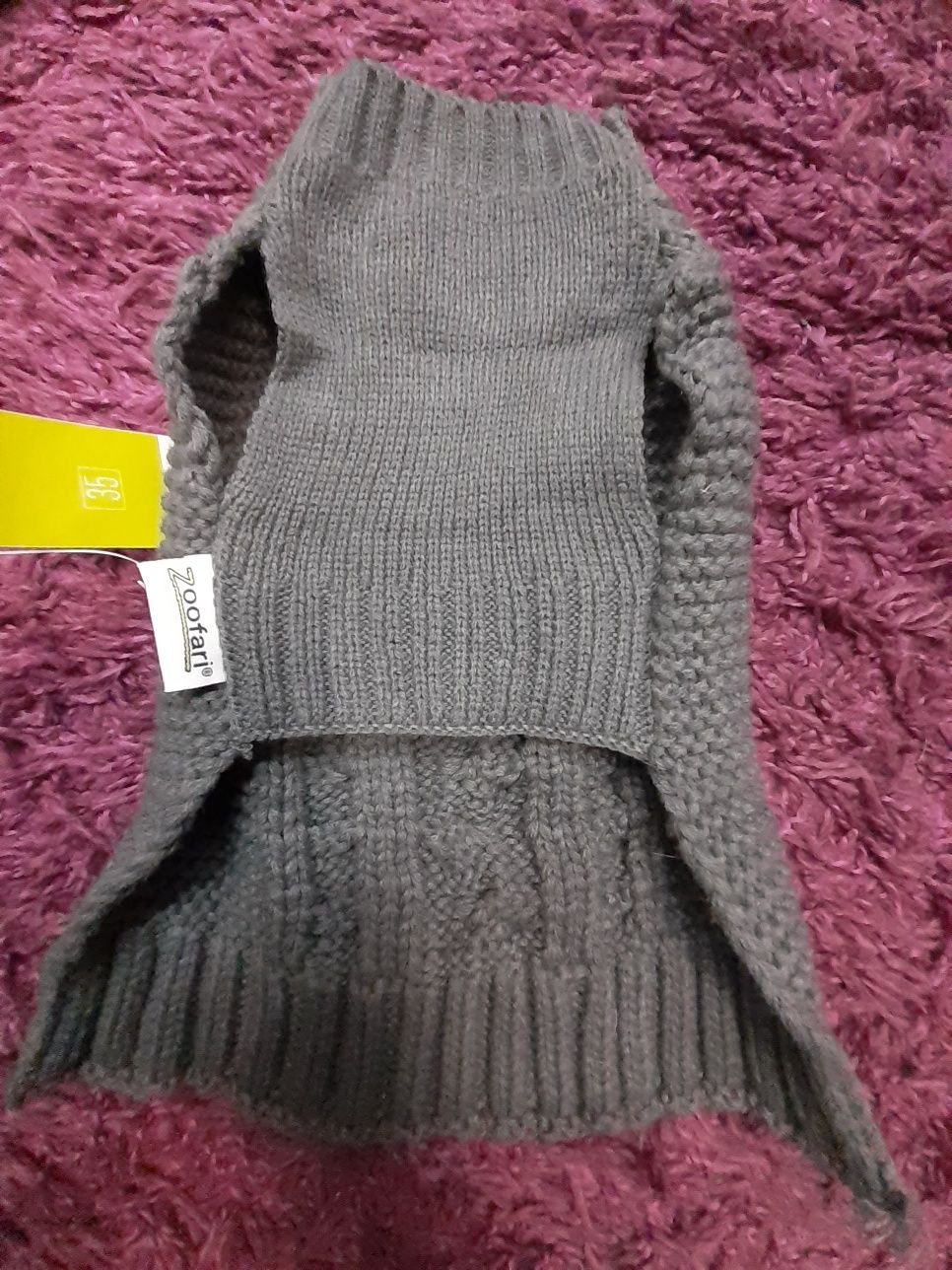 Nowe ciepłe ubranie ubranko dla psa sweter sweterek warkocz s