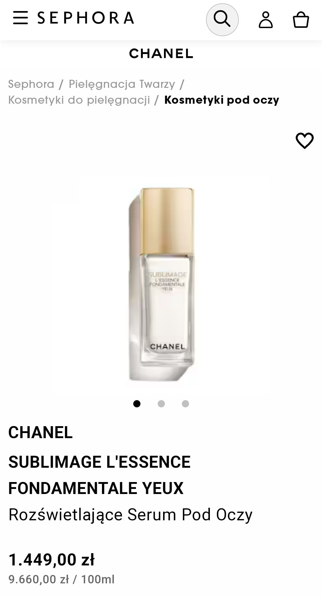 Chanel SublimageL'Essence serum