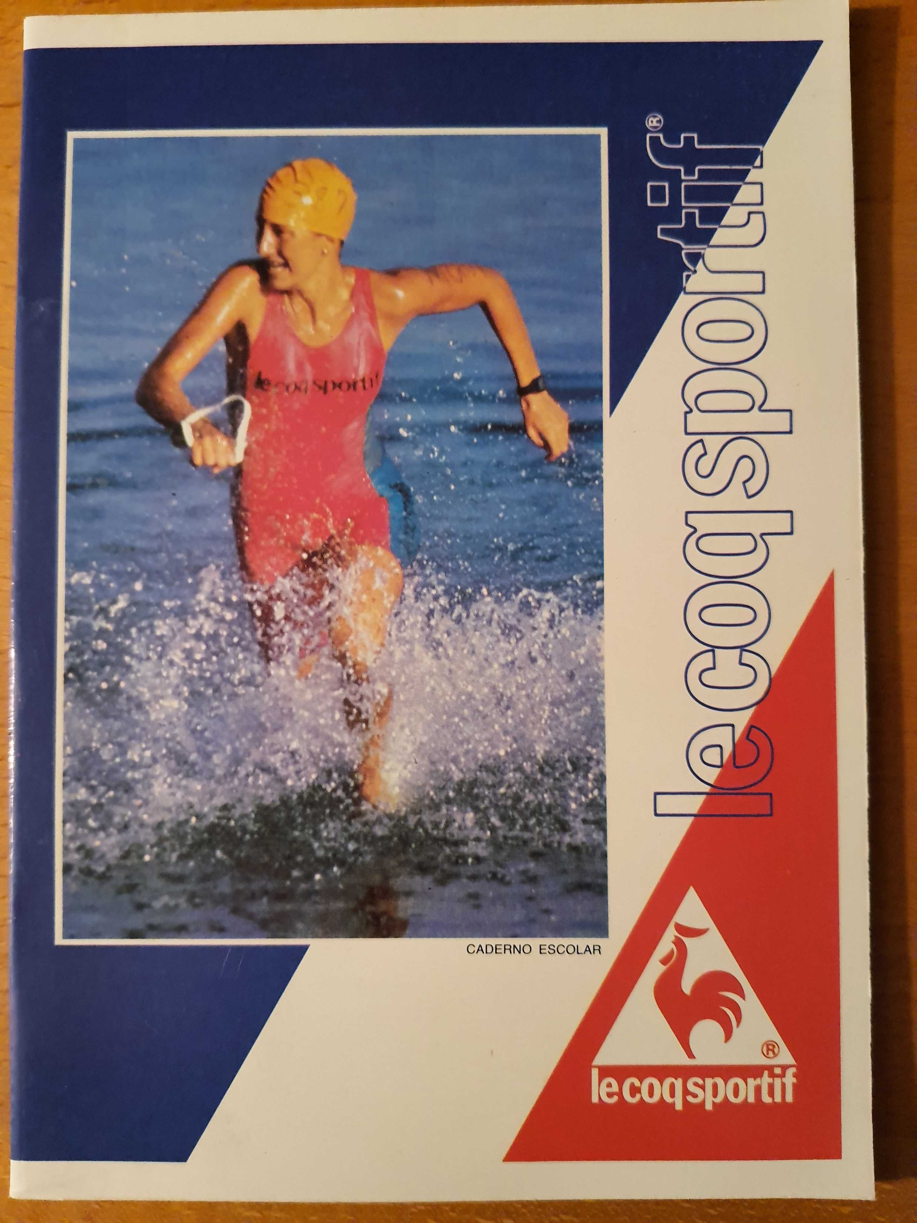 Cadernos antigos Le Coq Sportif - anos 80