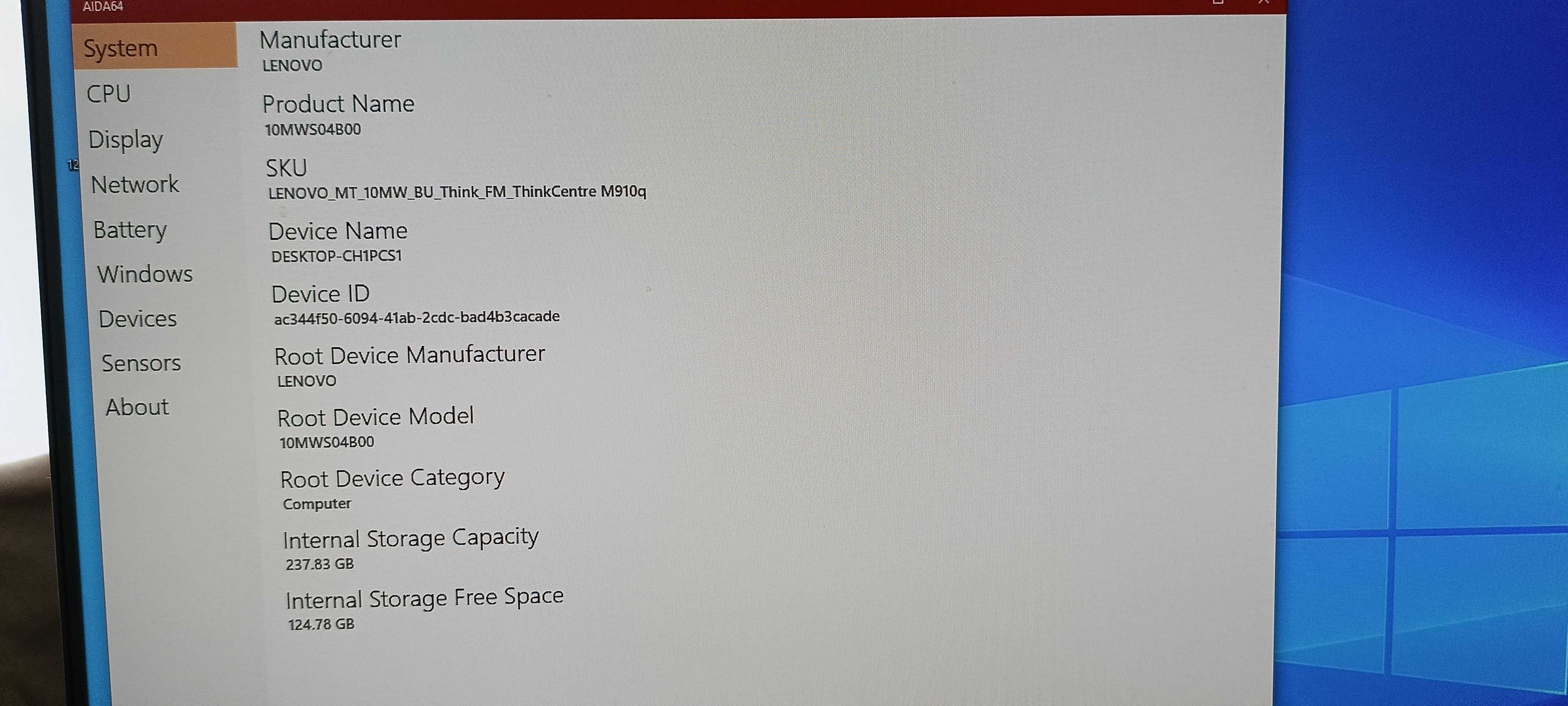 Komputr Lenowo ThinkCentre