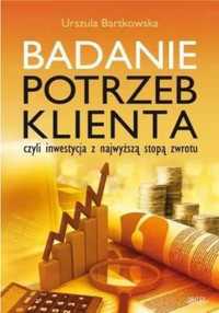 Badanie potrzeb klienta - Urszula Bartkowska