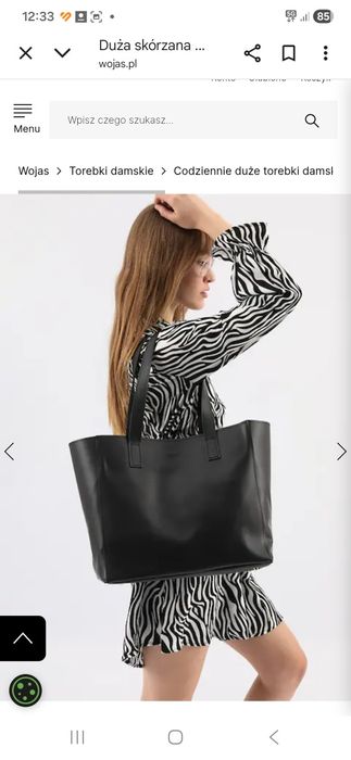 Torebka Wojas skóra nowa