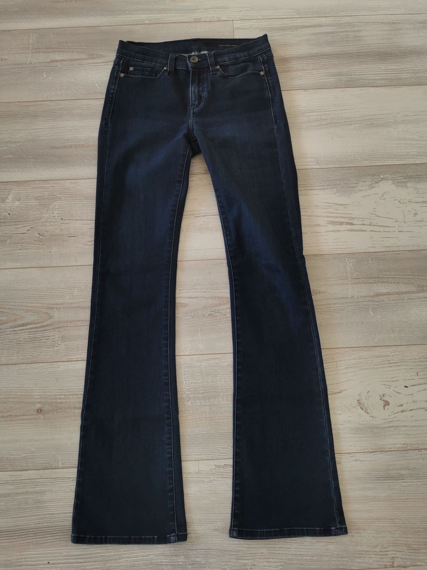 Spodnie jeansy damskie granat S /M Calvin Klein nowe