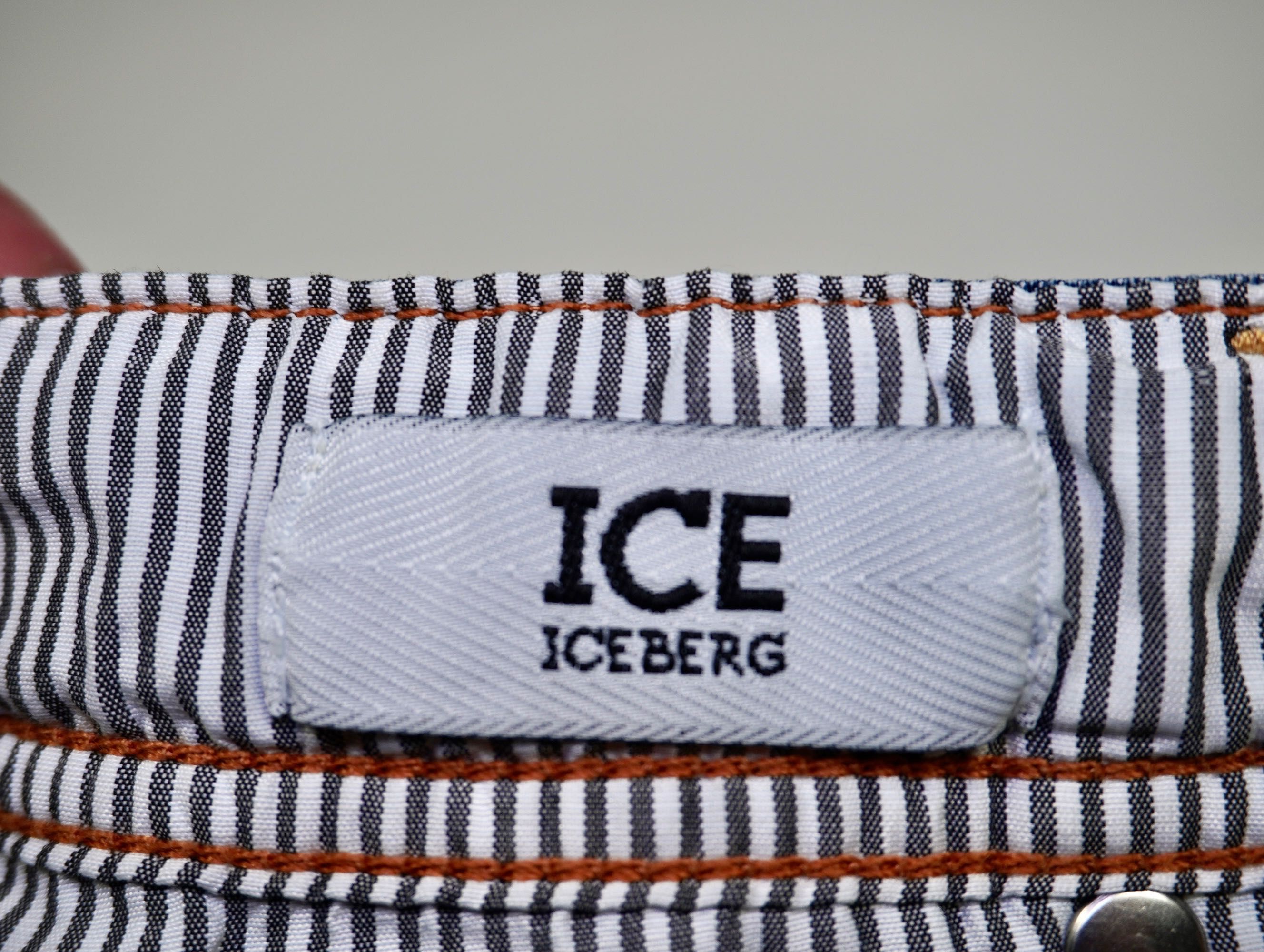 Iceberg jeansy męskie Amsterdam 30 M logo drip spodnie