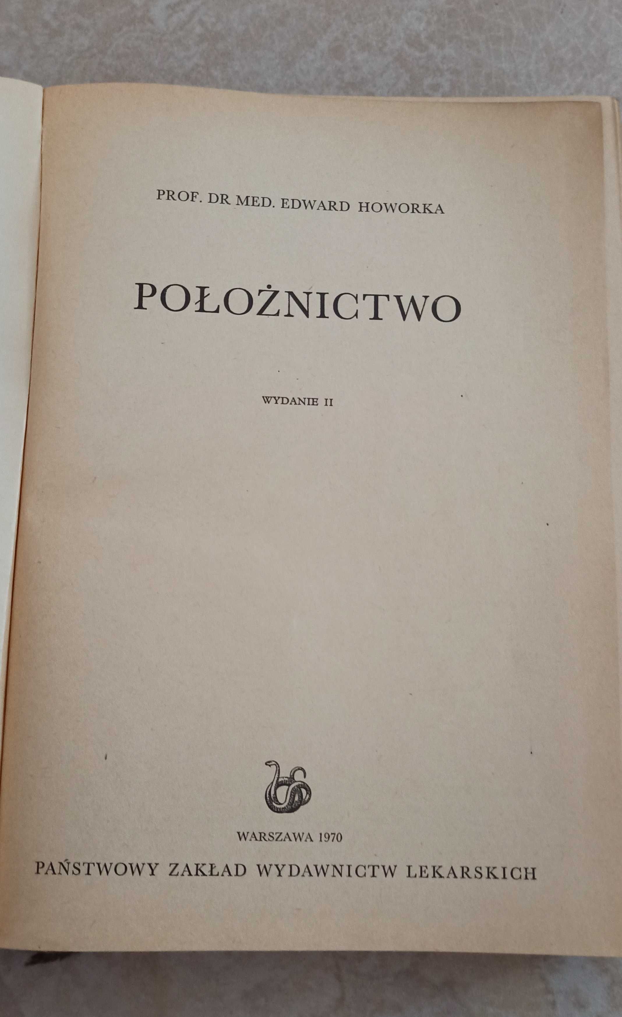 Książka medyczna- Położnictwo, Edward Howorka okazja