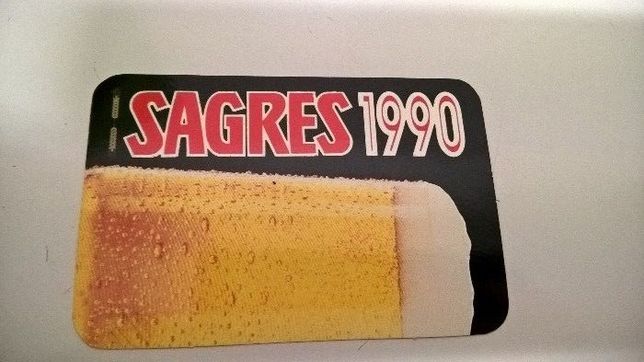 Calendário Cerveja Sagres de 1986 (portes incluídos)