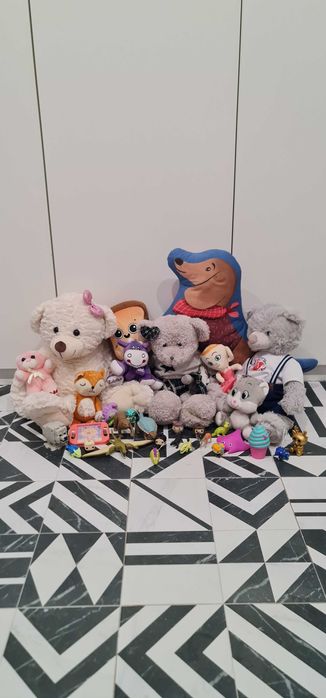 Około 20 sztuk * zabawki pluszaki maskotki figurki ZESTAW PAKA KOMPLET