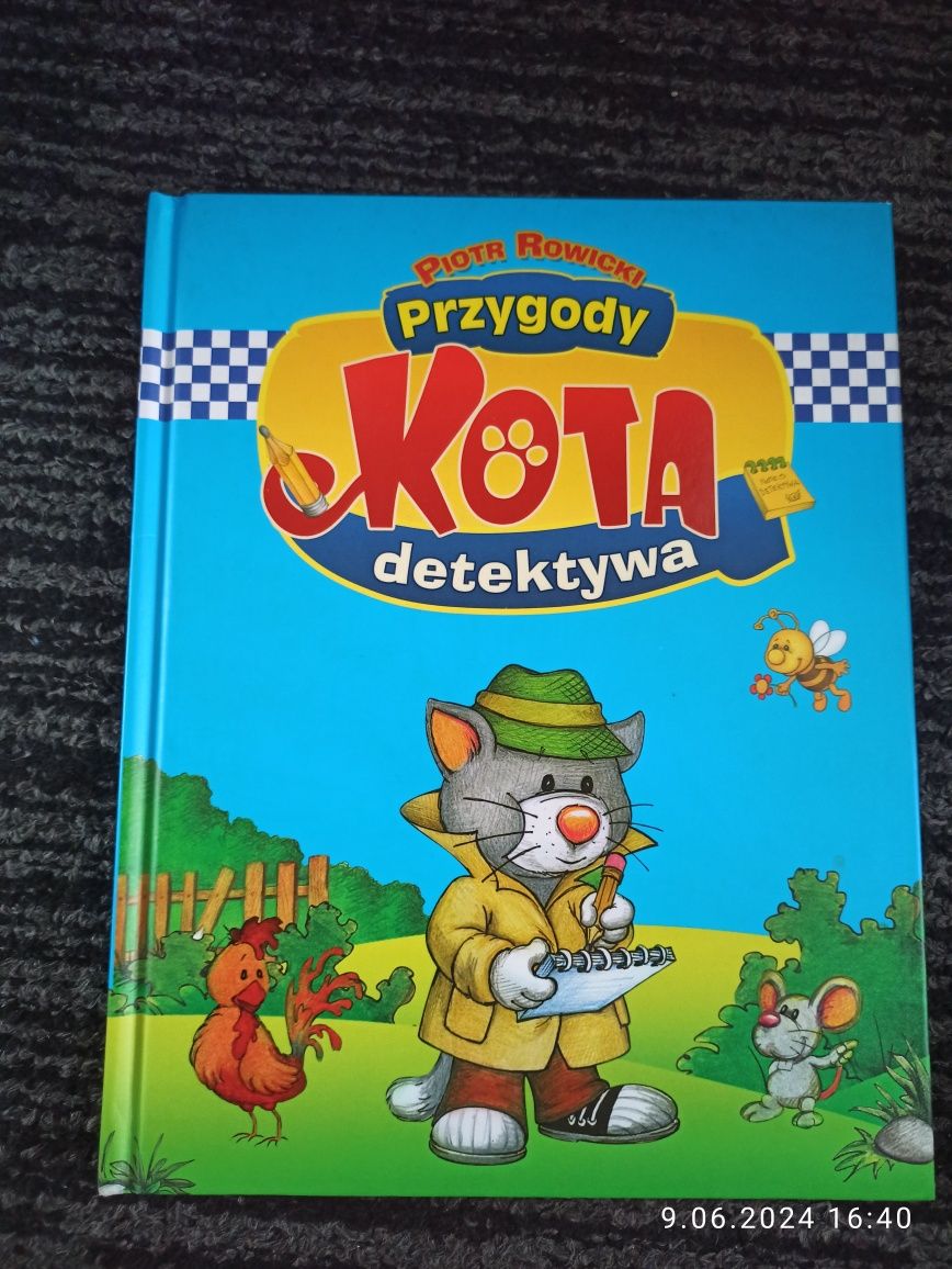 Książka dla dzieci przygody kota detektywa