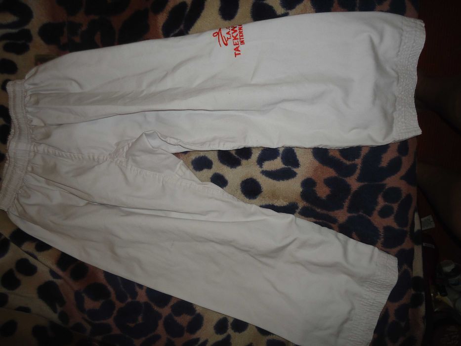 брюки для занятий единоборствами 130-140см