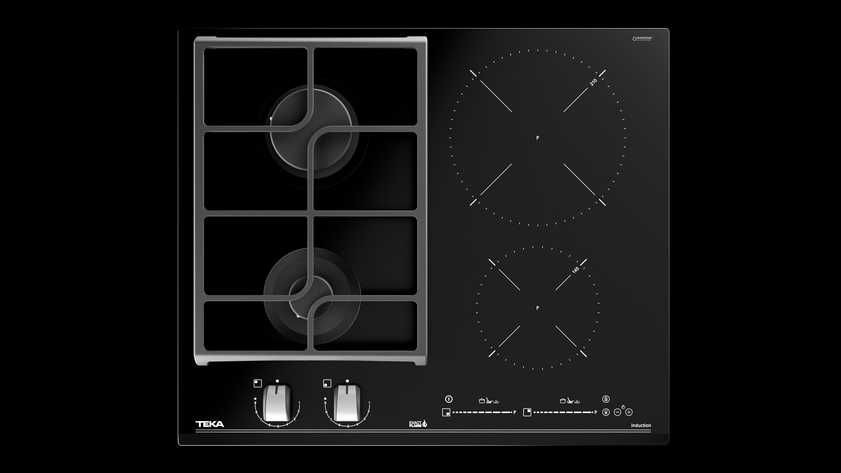 Комбінована варильна поверхня Teka HYBRID JZC 64322 ABN BLACK