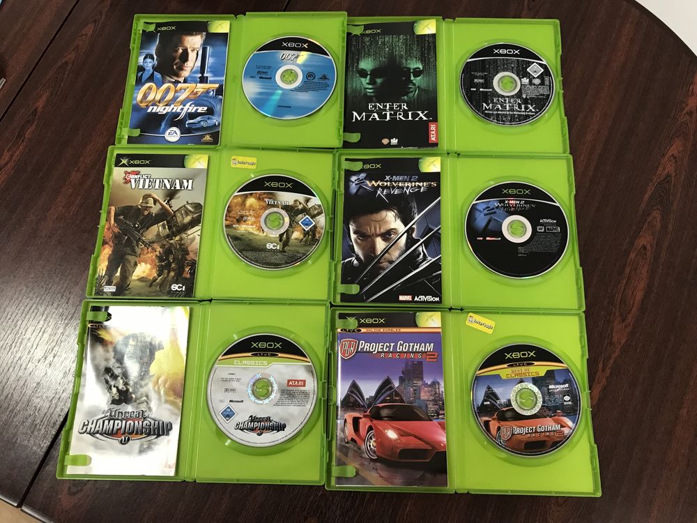 Игры диски 6 шт XBOX Original лицензия полный комплект