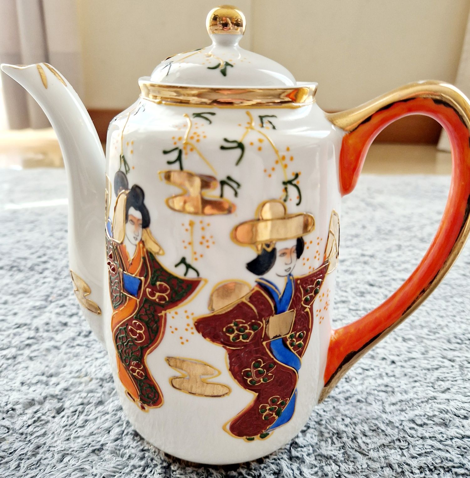Serviço Chá/Café Porcelana Japonesa Casca Ovo