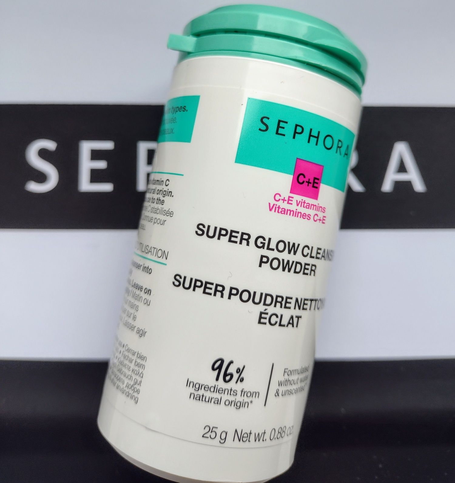 Tanio!!! SEPHORA Super Glow Cleansing Powder 25g peeling w pudrze NOWY