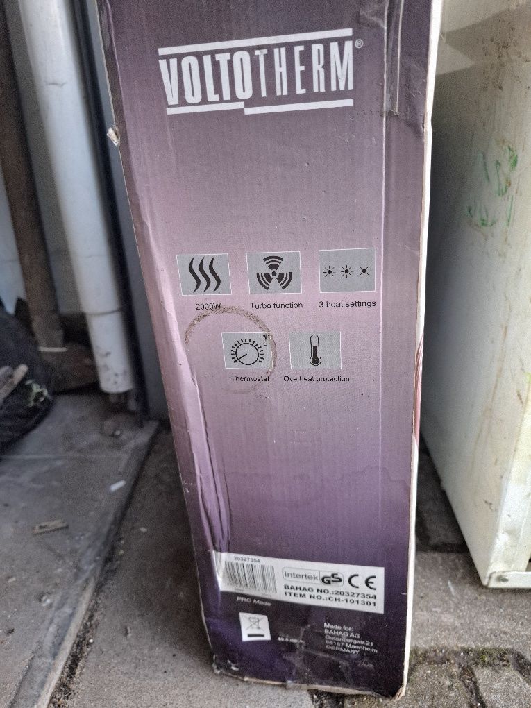 Nowy grzejnik elektryczny konwektorowy VOLTOTHERM
