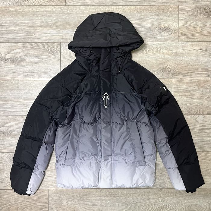 Пуховик Trapstar Black Gradient Decoded Arch Hooded Puffer Jacket