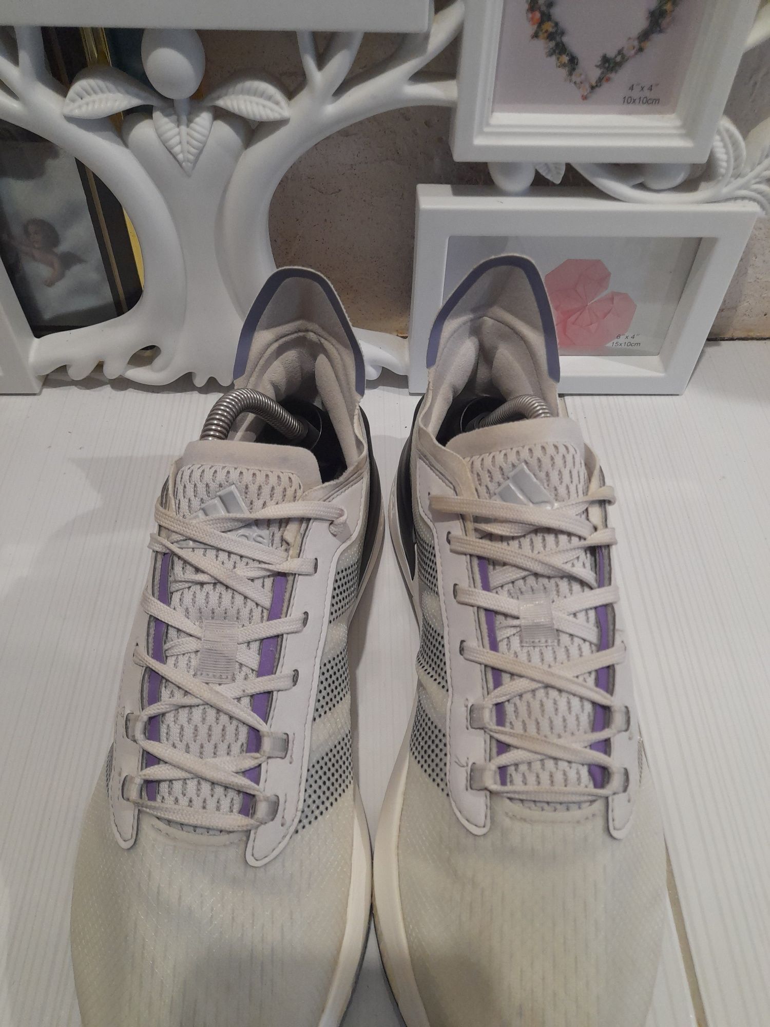 Чоловічі кросівки Adidas Avryn Grey Silver Violet ID9422 розмір 43 дов