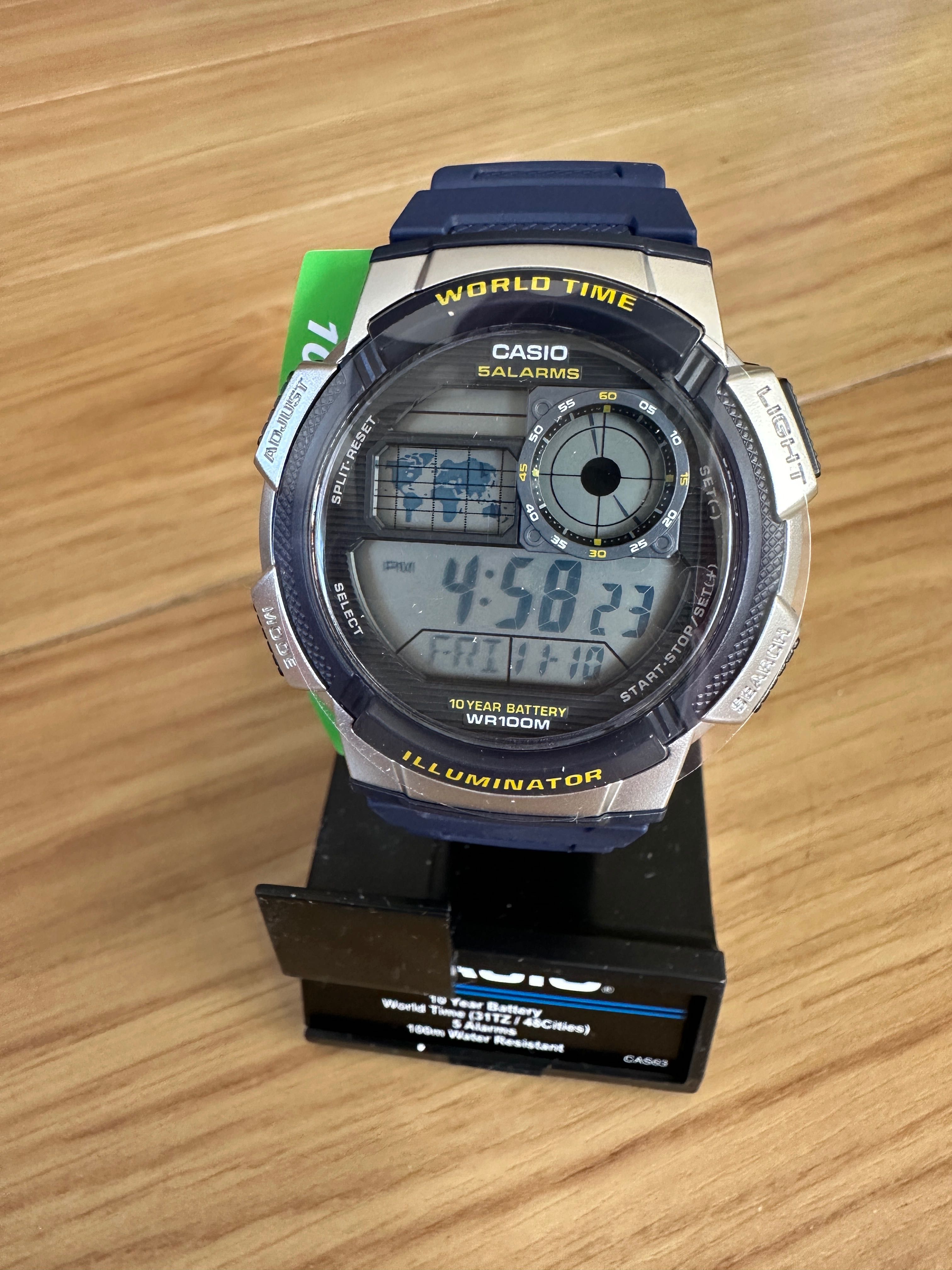 Новые, оригинальные, мужские часы Casio AE-1000W-2AVCF