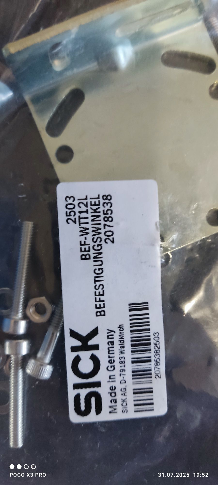 Czujnik optyczny WTT12-B3567 POWERPROX nowy komplet