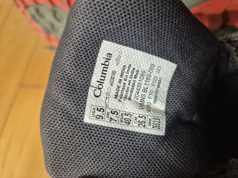 Columbia – Trailstorm Ascend – Szare buty trekkingowe do kostki