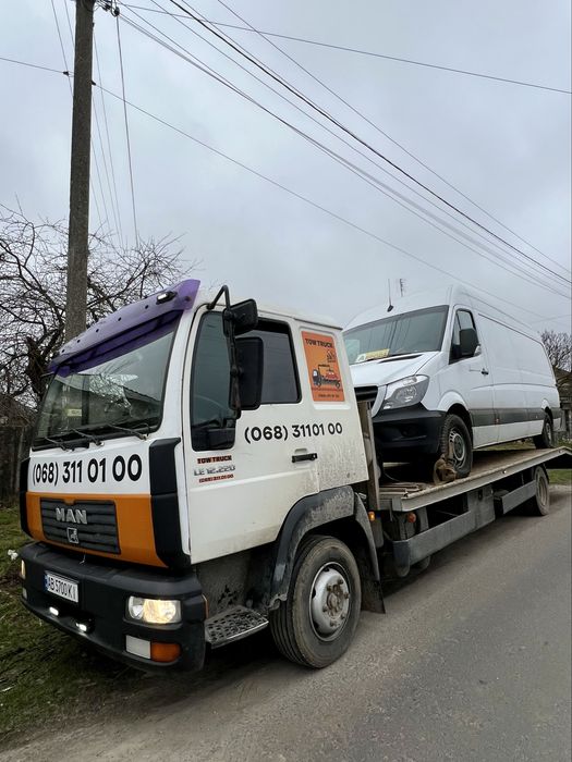 Евакуатор Вінниця, трал, автовоз, перевезення