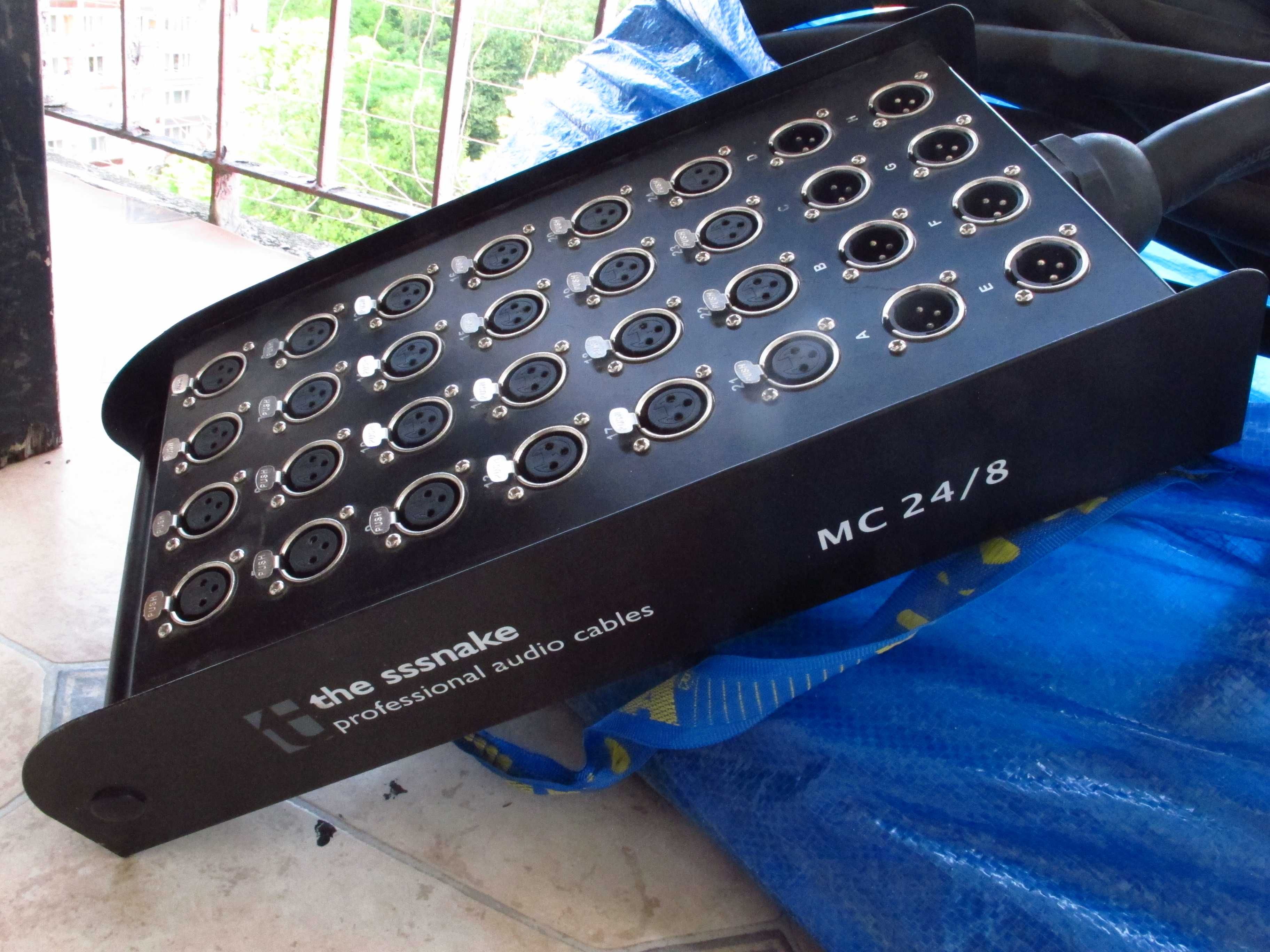 Multicore 24/8 stagebox the sssnake mc 24/8