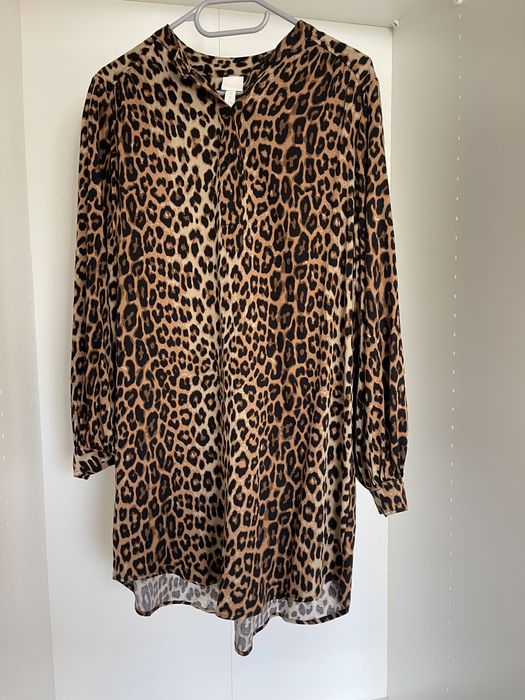 Sukienka/tunika w panterkę