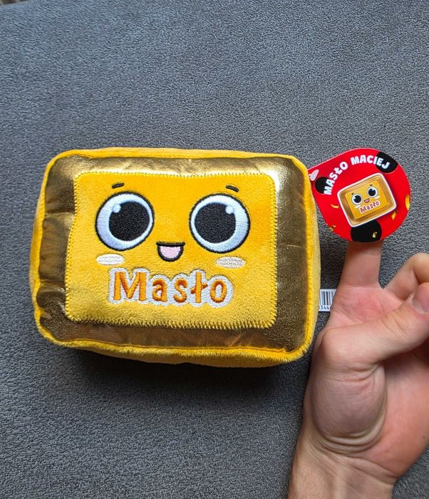 Masło Maciej Gang Biedroniaków 100% nowa maskotka