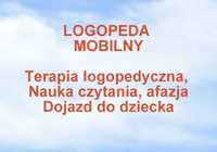 Logopeda mobilny, terapia, afazja, adhd, nauka czytania - dojazd