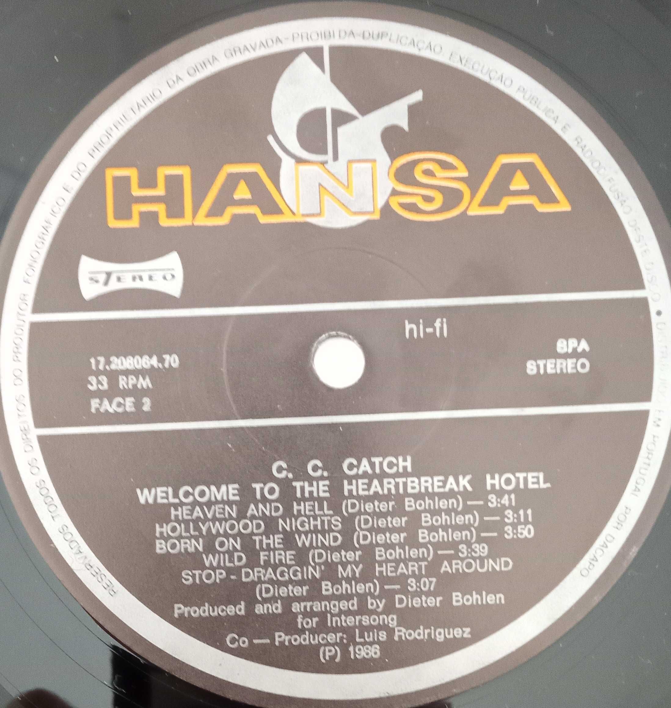 Vinil, C. C. Catch - Welcome to the hearbreak hotel, LP por 5€
