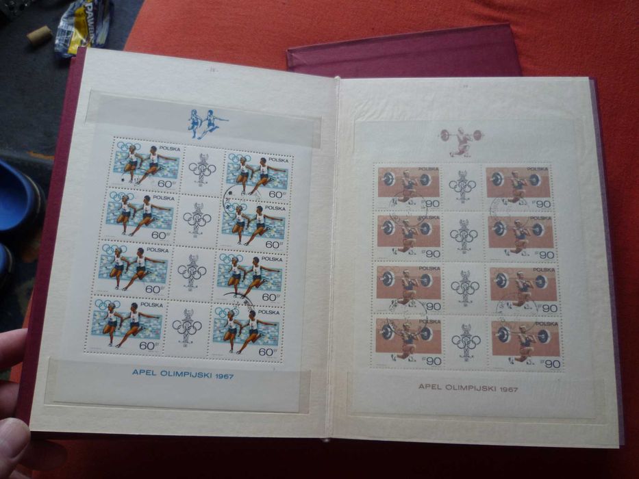 Klaser ze znaczkami Fischer t. VII 1966-67